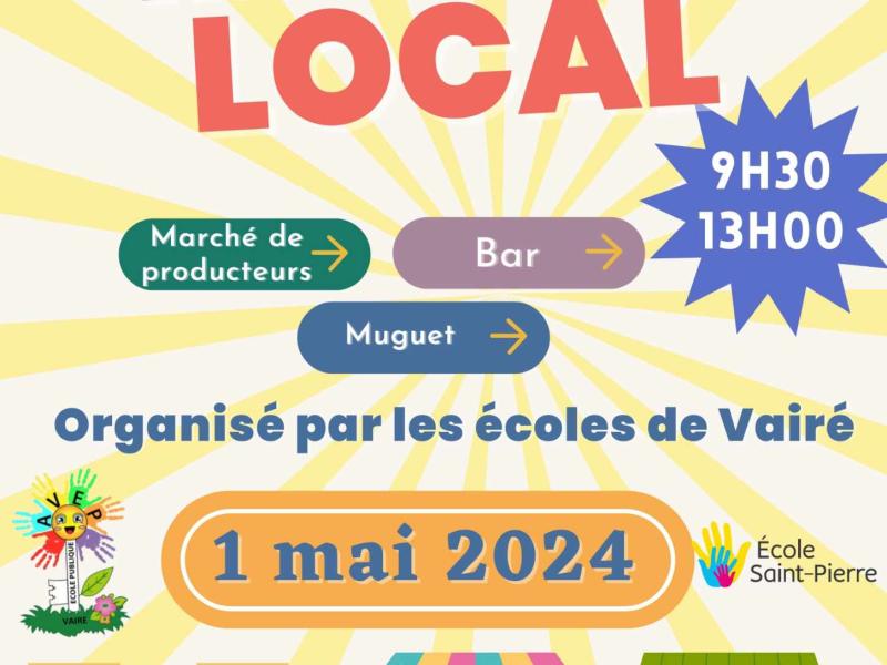 Marché local du 1er mai, parking des commerces de…