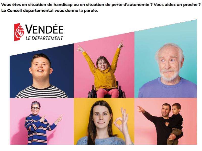 Vendée : grande enquête sur l'autonomie, le handicap et les aidants