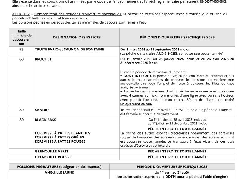 pêche 2025
